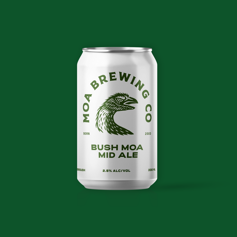 Moa Bush Moa Mid Ale 4x6x330ml can
